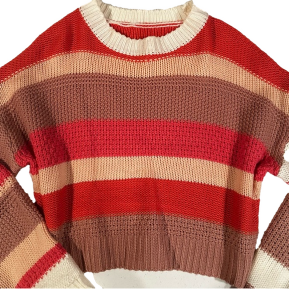 🌈✨ SHEIN Women’s Color Block Crew Neck Pullover Sweater S/4 🌈✨ - Picture 8 of 8